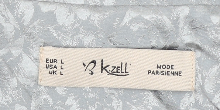 Womens UK Size L K.Zell Regular Silver Blazer