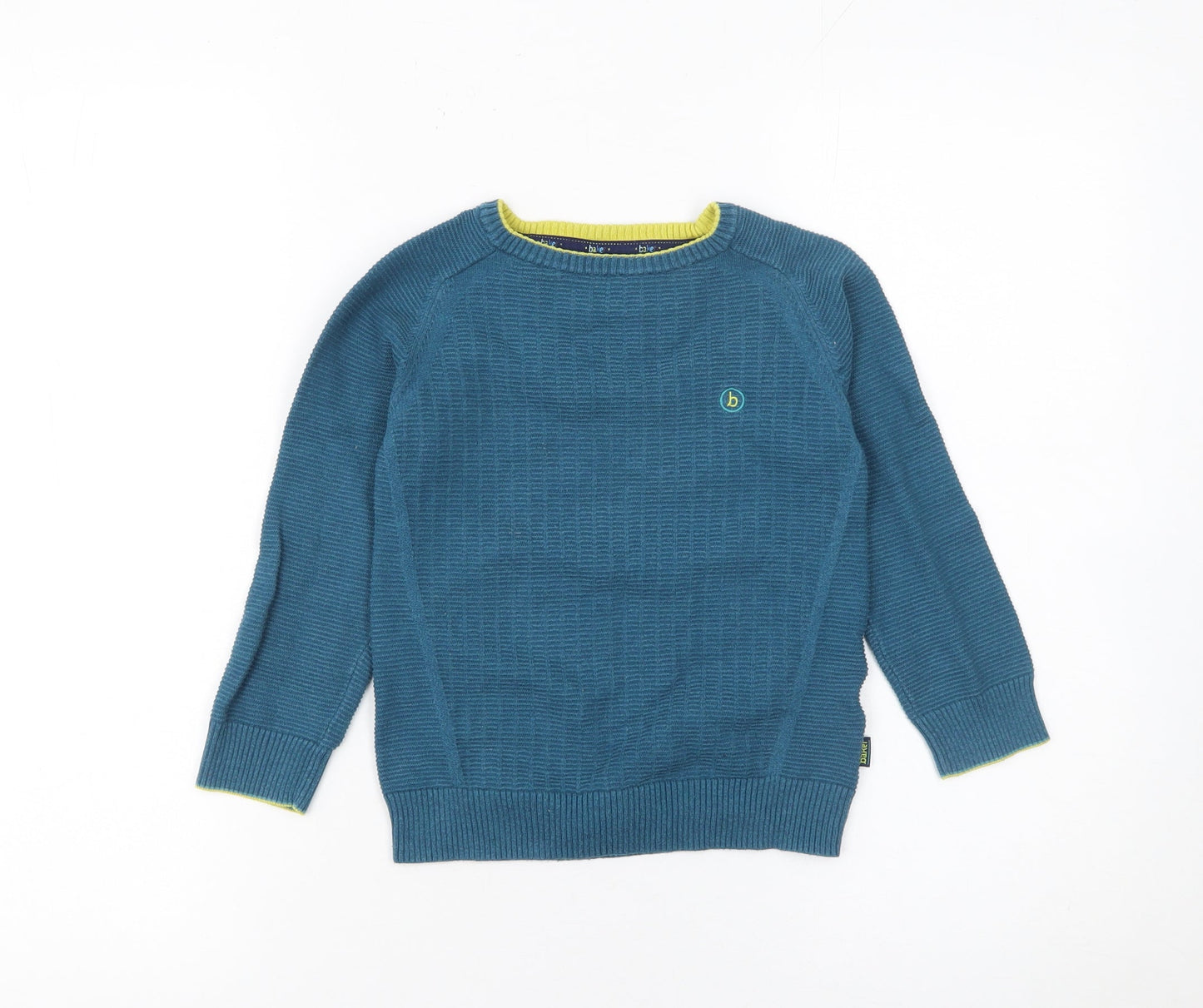 Boys UK Size 4-5 Years Baker by Ted Baker Blue Pullover Jumper