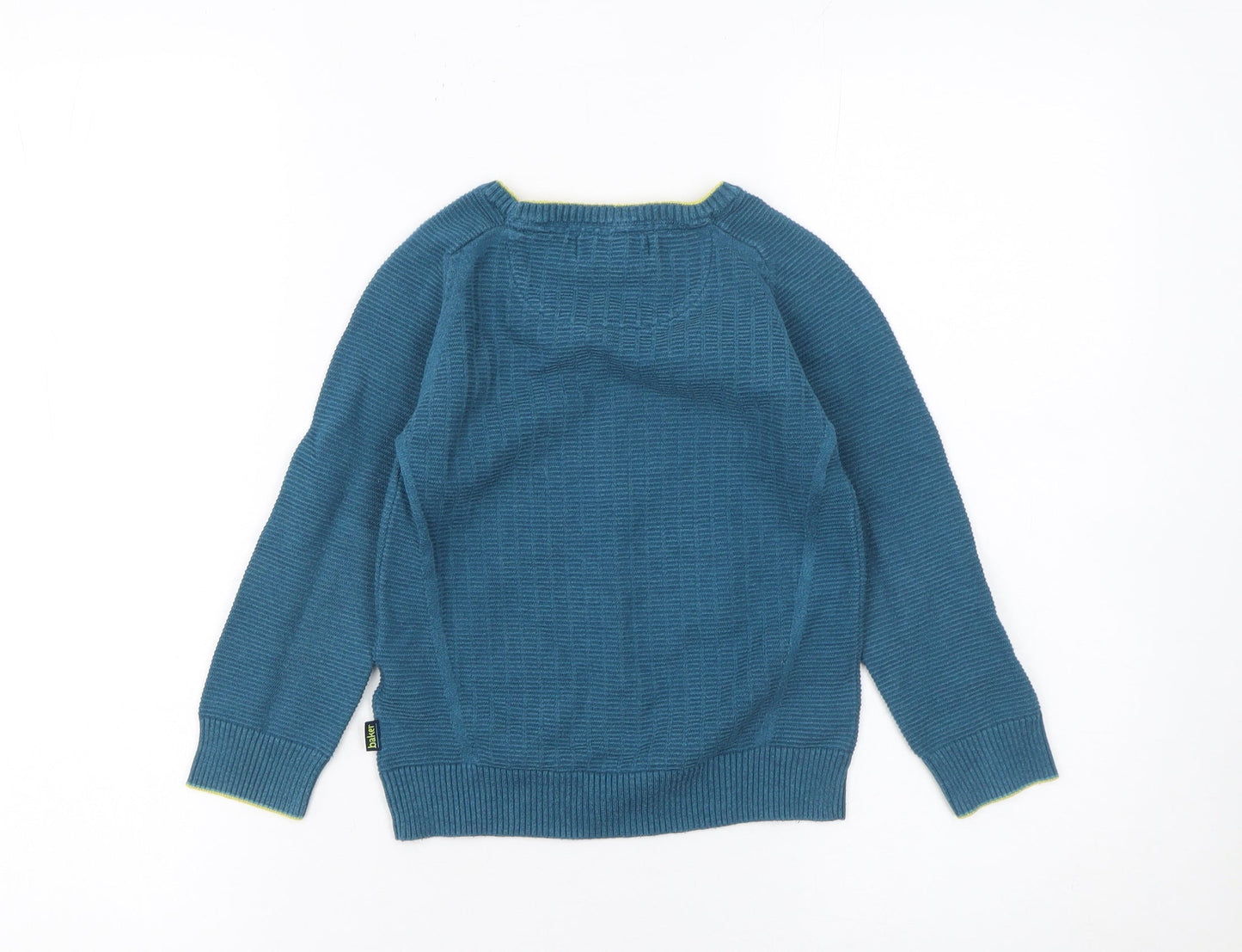 Boys UK Size 4-5 Years Baker by Ted Baker Blue Pullover Jumper