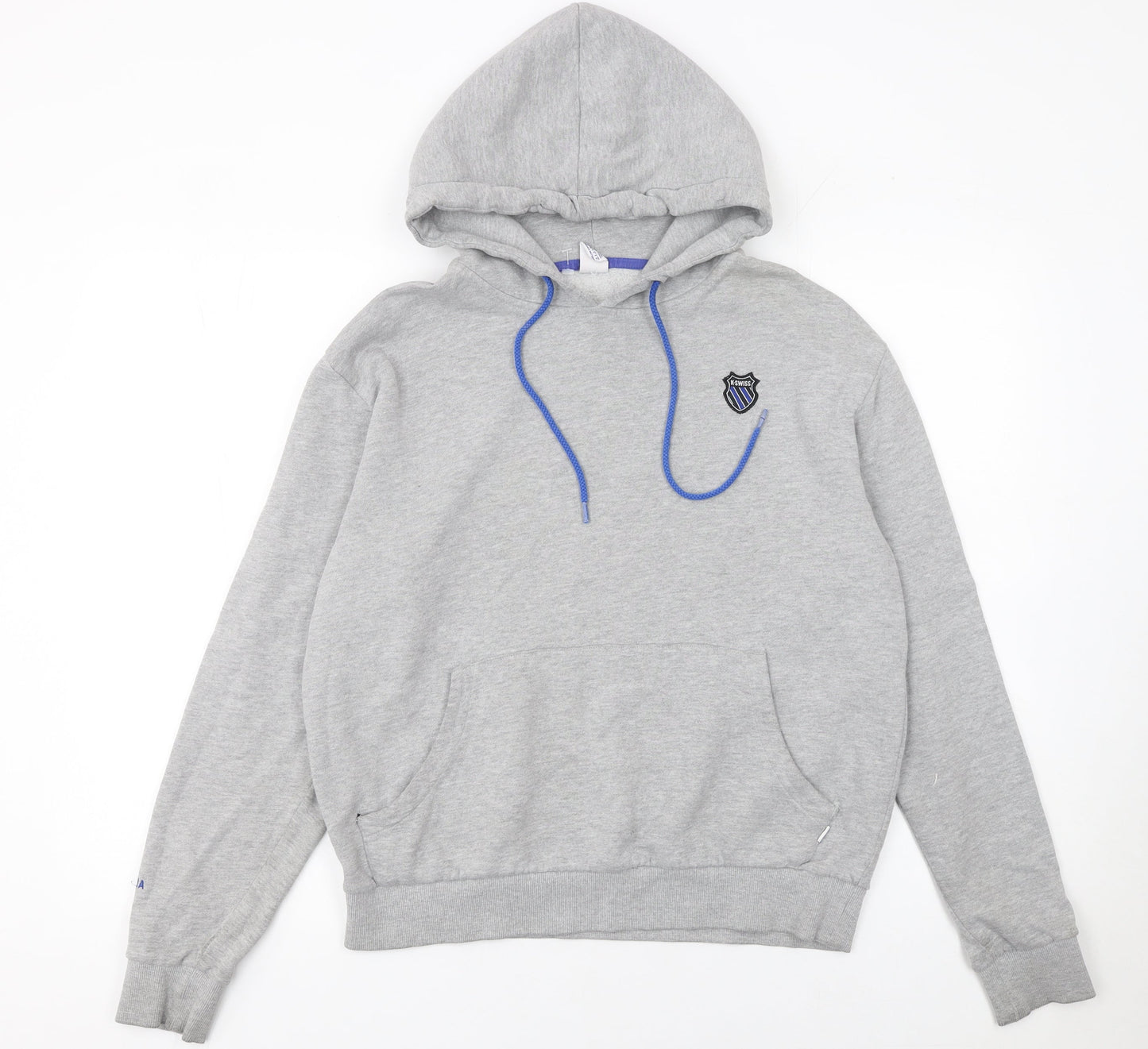 Womens UK Size S K-Swiss Grey Pullover Hoodie