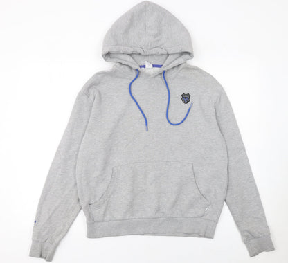 Womens UK Size S K-Swiss Grey Pullover Hoodie