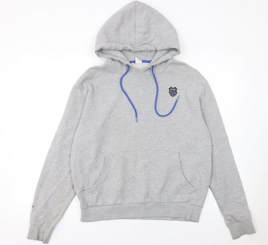 Womens UK Size S K-Swiss Grey Pullover Hoodie