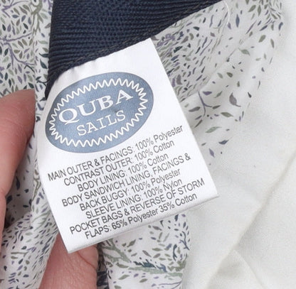 Womens UK Size One Size Quba & Co White Trench Coat