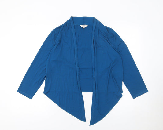 Womens UK Size 10 Marks and Spencer Blue Cardigan Jumper