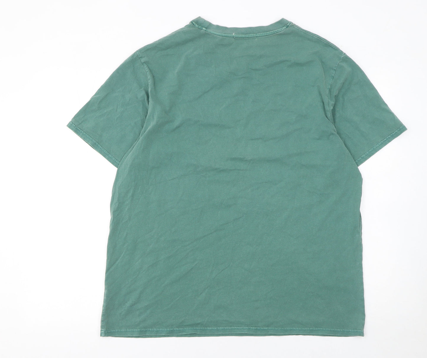 Mens UK Size M Ally Green  T-Shirt