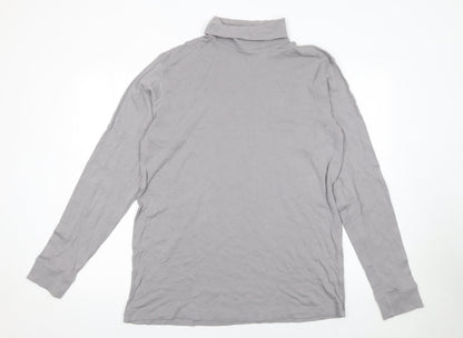 Womens UK Size 3XL Cotton Traders Grey Basic T-Shirt