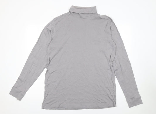Womens UK Size 3XL Cotton Traders Grey Basic T-Shirt