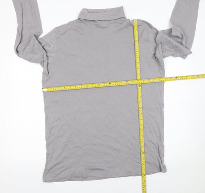 Womens UK Size 3XL Cotton Traders Grey Basic T-Shirt