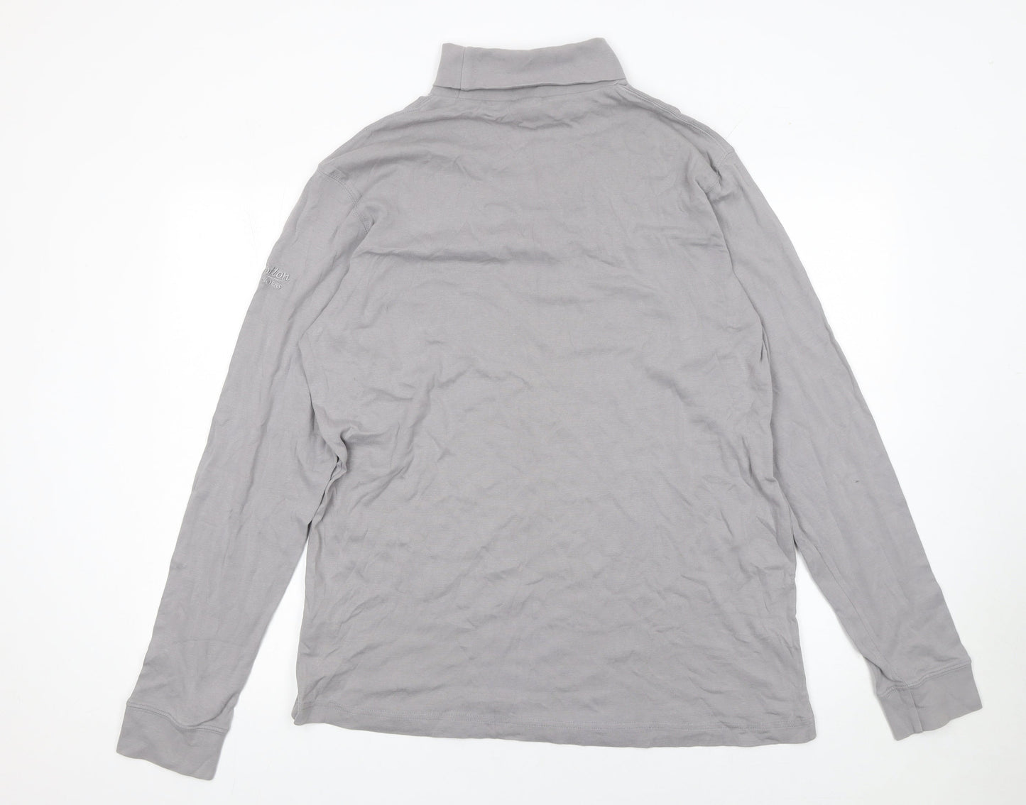 Womens UK Size 3XL Cotton Traders Grey Basic T-Shirt