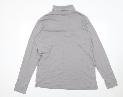 Womens UK Size 3XL Cotton Traders Grey Basic T-Shirt
