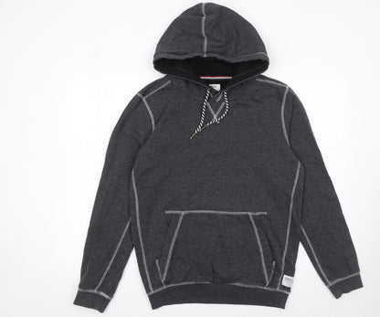 Mens UK Size M TOM TAILOR Grey Pullover Hoodie