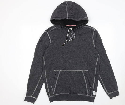 Mens UK Size M TOM TAILOR Grey Pullover Hoodie