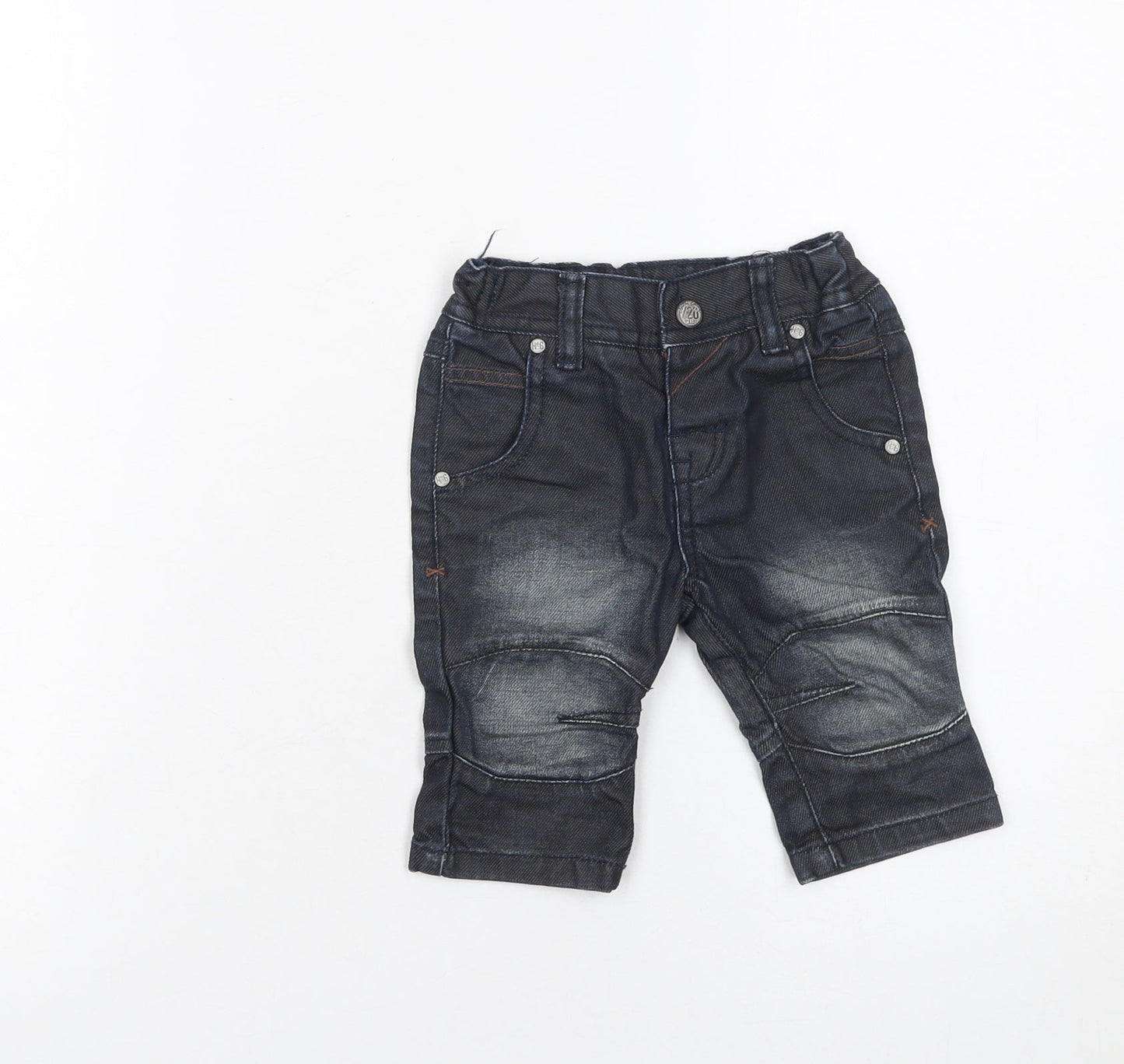 Next Unisex Baby Blue Jeans 3-6 Months Casual Cotton Denim Trousers