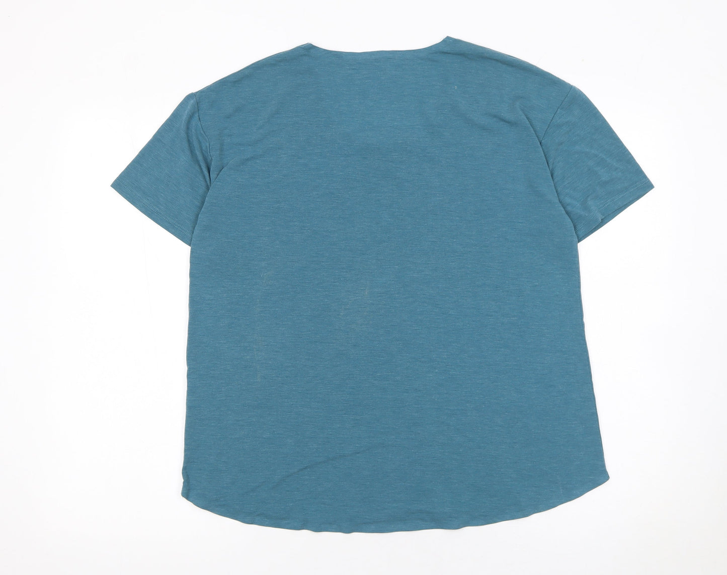 Womens UK Size M Dunnes Stores Blue Gym & TrainingRunning & JoggingYoga T-Shirt