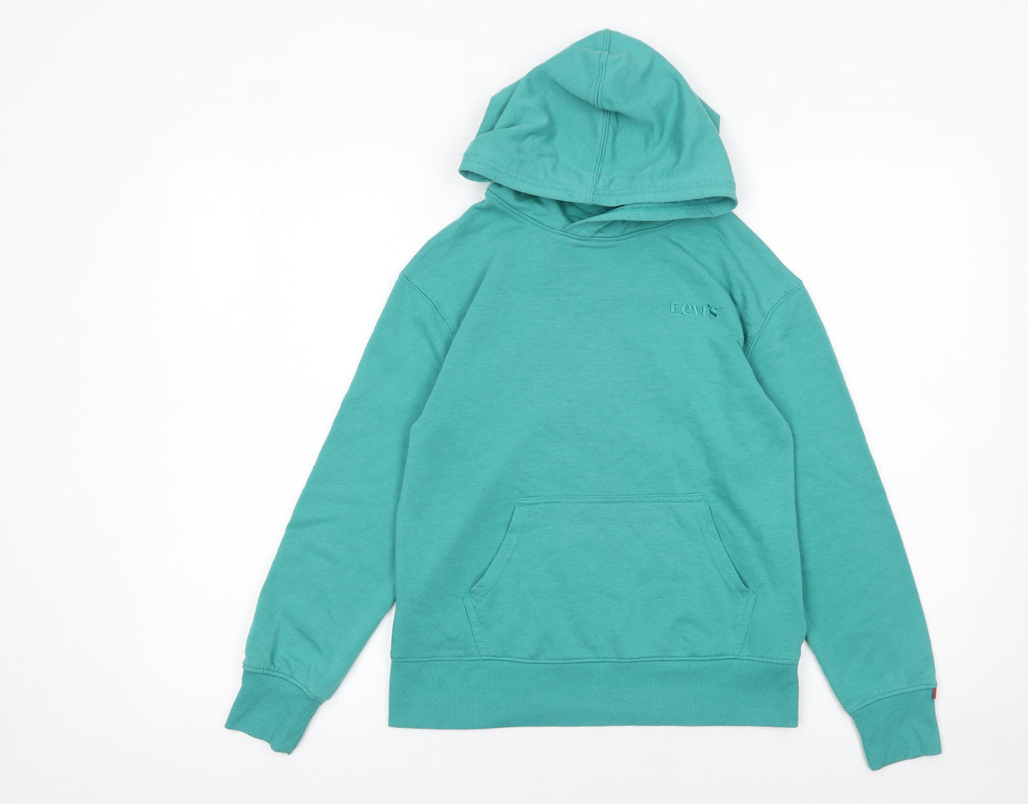 Boys UK Size 9-10 Years Levi's Green Pullover Hoodie