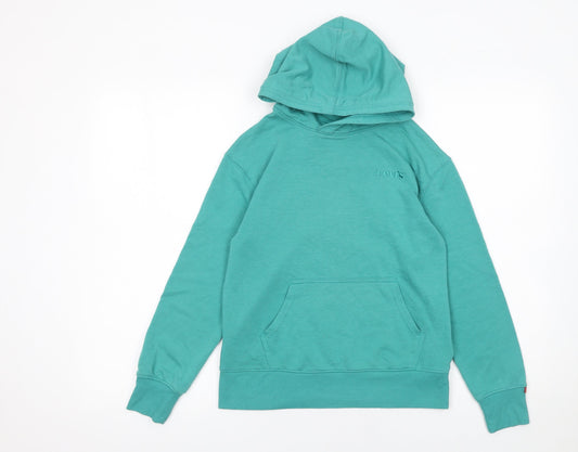 Boys UK Size 9-10 Years Levi's Green Pullover Hoodie