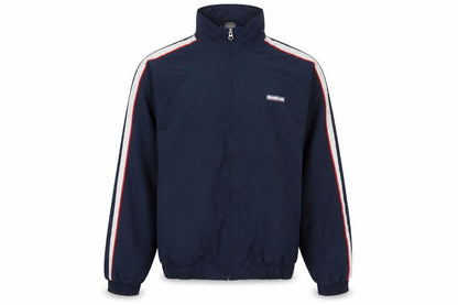 Front view of Reebok boys’ blue xl track jacket retro sports zip up activewear