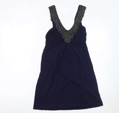 Womens UK Size S Funk Rock A-Line Dress