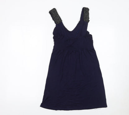 Womens UK Size S Funk Rock A-Line Dress