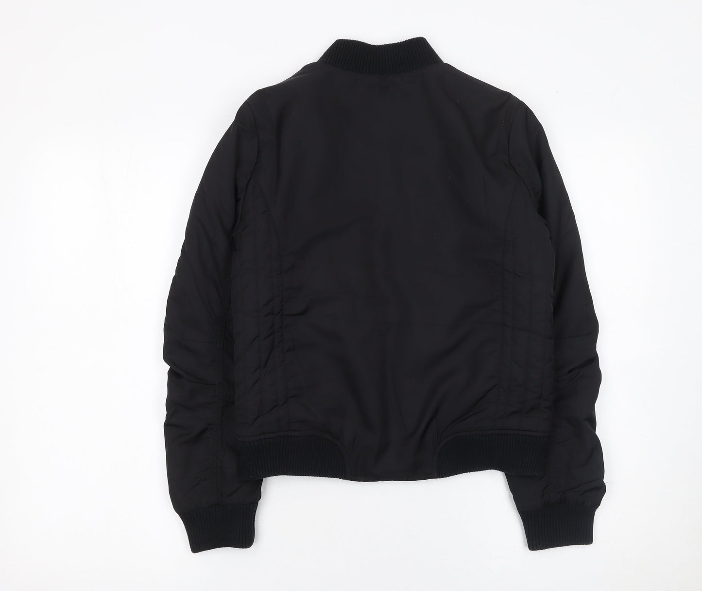 Girls UK Size 12 Years NEXT Black Bomber Jacket