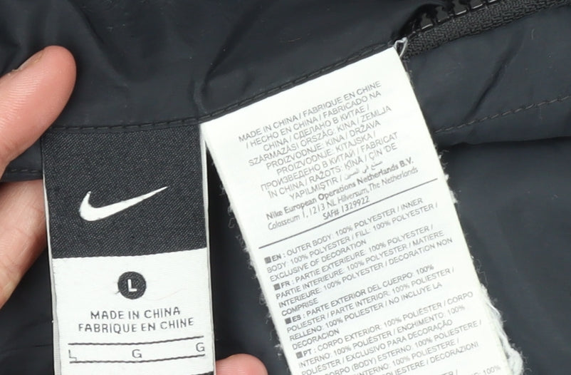Mens UK Size L Nike Black Running & Jogging Gym & Training Walking Jacket