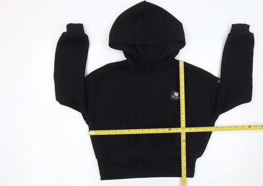 Girls UK Size 11-12 Years River Island Black Pullover Hoodie