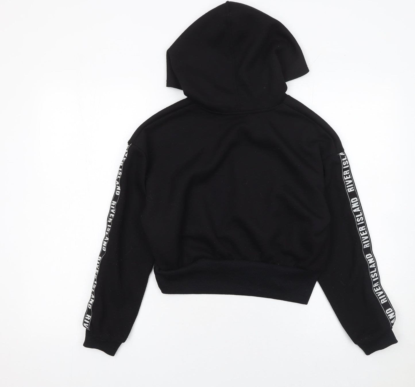 Girls UK Size 11-12 Years River Island Black Pullover Hoodie