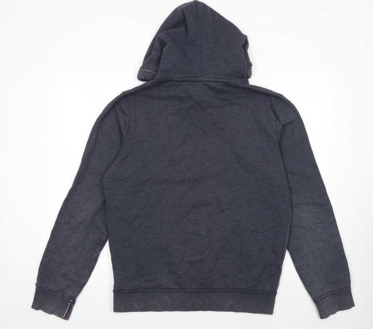 Mens UK Size L Hilfiger Denim Blue Pullover Hoodie