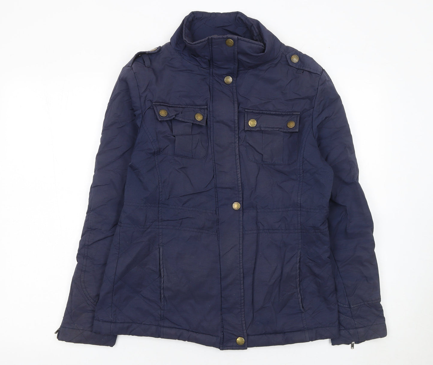 Womens UK Size 10 Toggi Blue Military Jacket