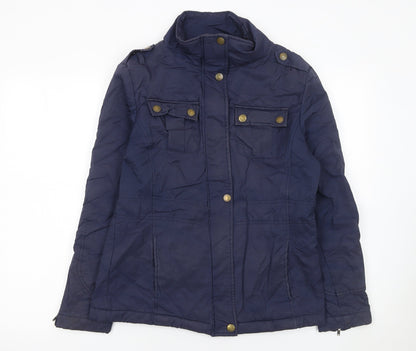Womens UK Size 10 Toggi Blue Military Jacket