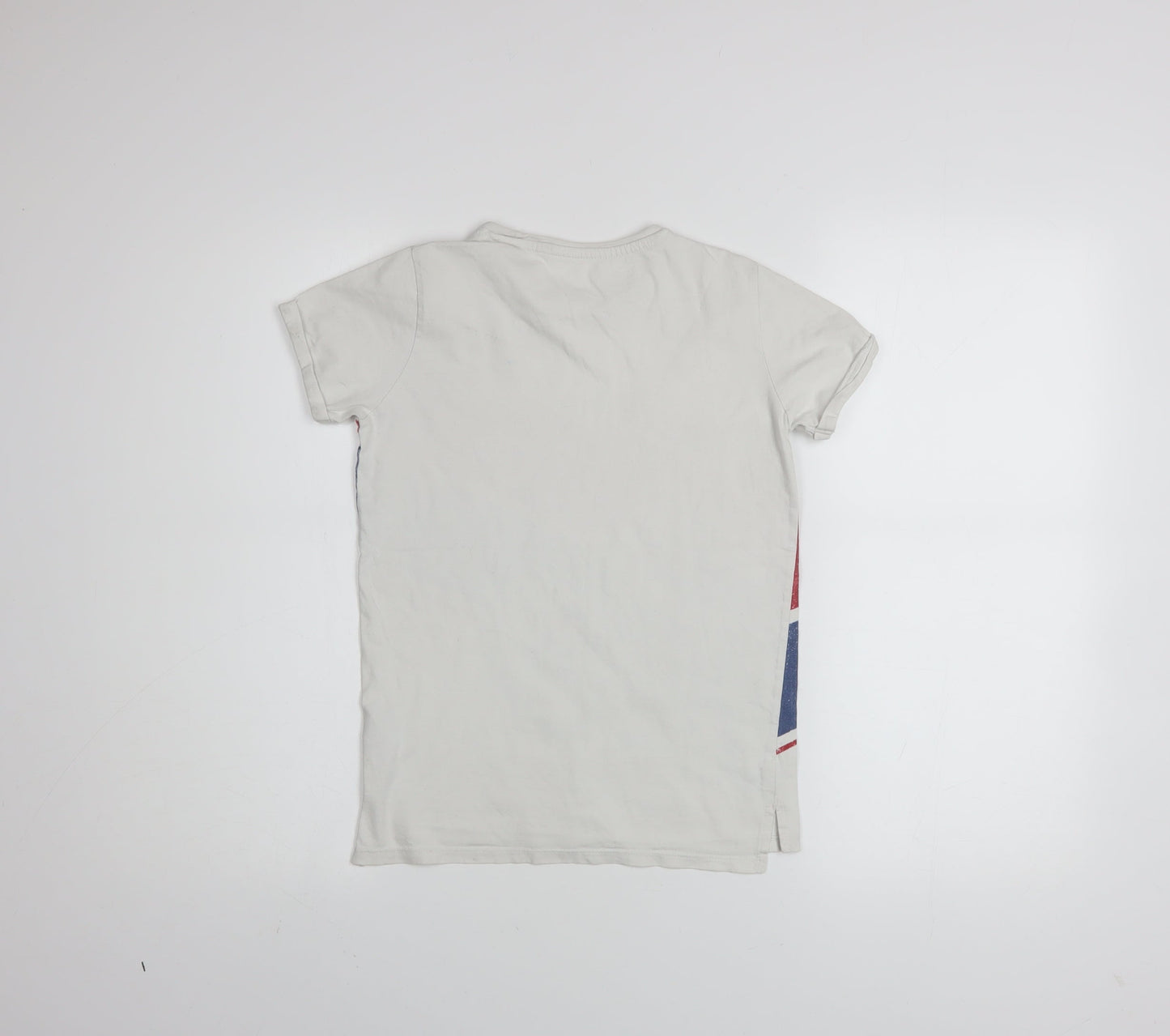 Boys UK Size 8 Years St. Bernard for Dunnes Stores White Basic T-Shirt