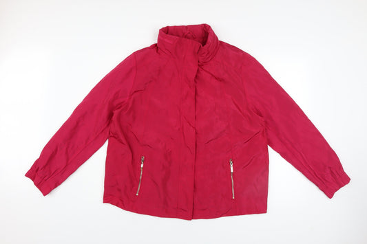 Womens UK Size 18 love COATS Pink Basic Jacket