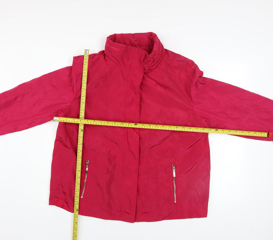 Womens UK Size 18 love COATS Pink Basic Jacket