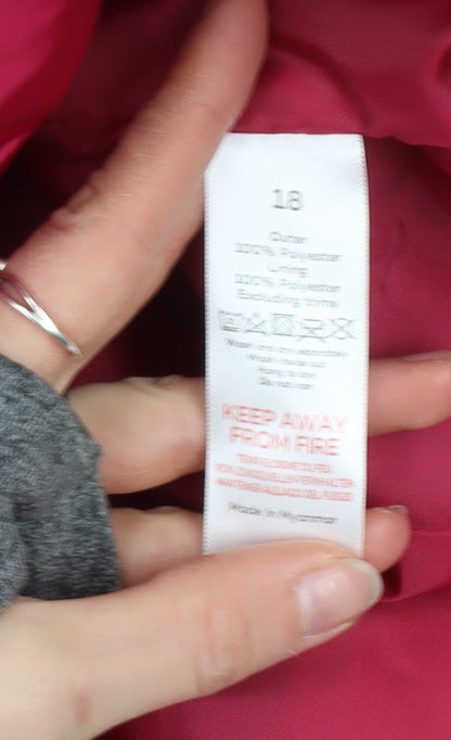 Womens UK Size 18 love COATS Pink Basic Jacket