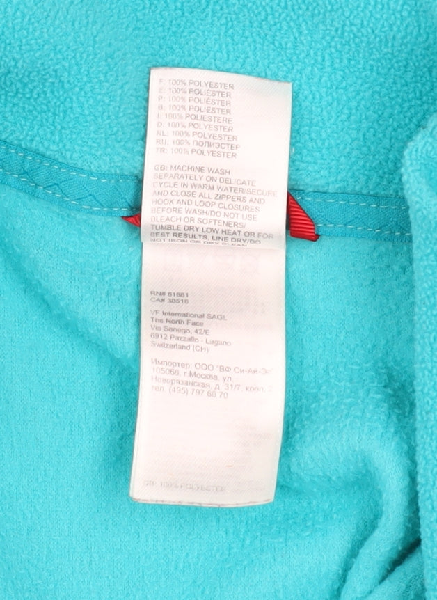 Womens UK Size M The North Face Blue Pullover Sweatshirt