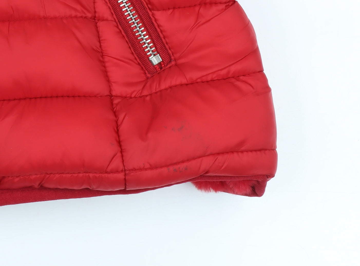 Womens UK Size L Aleco Moda Red Puffer Jacket