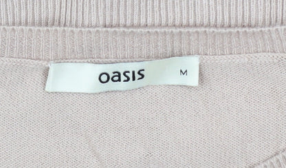 Womens UK Size M Oasis Beige Pullover Jumper