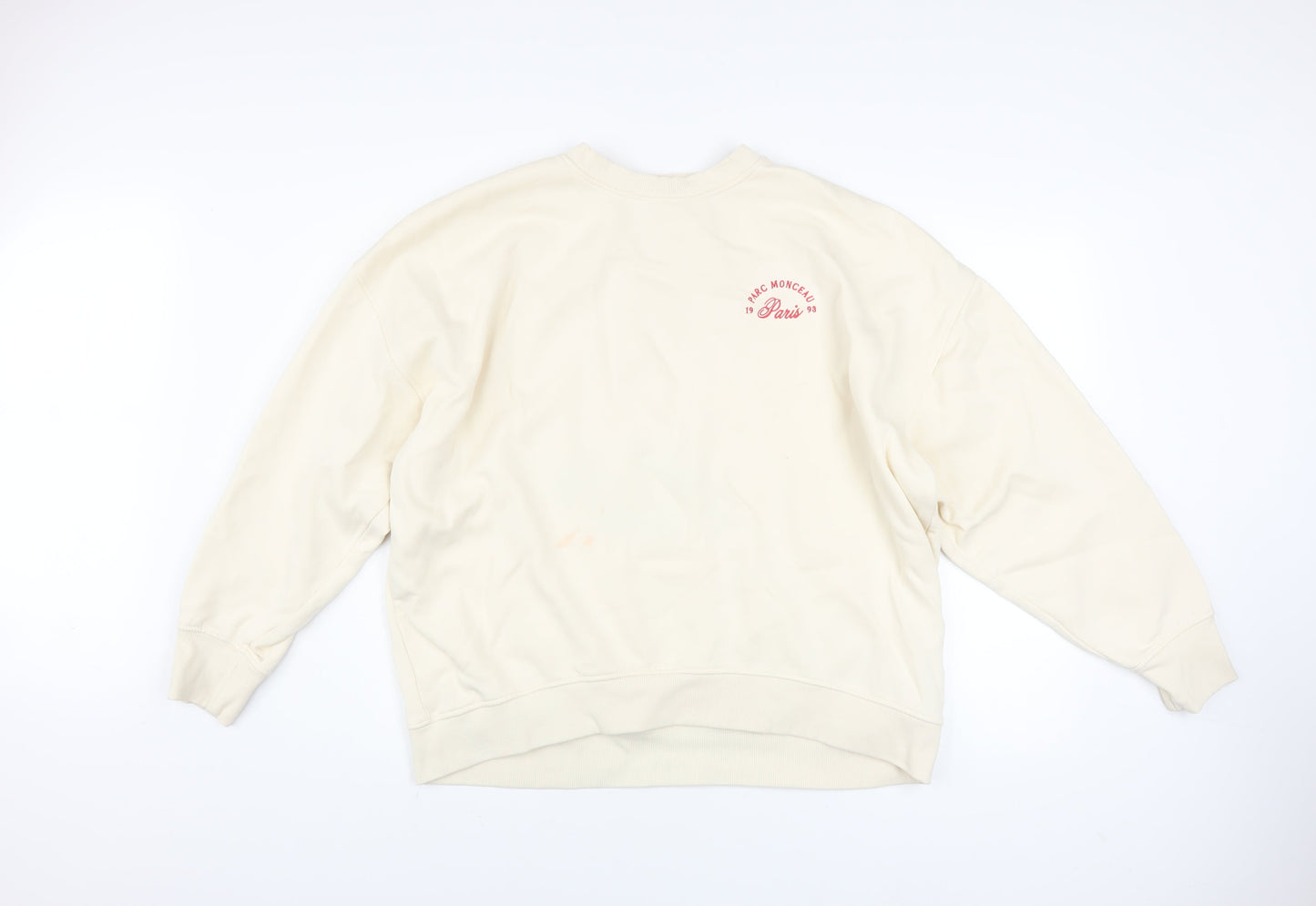 Womens UK Size L NEXT Beige Pullover Sweatshirt