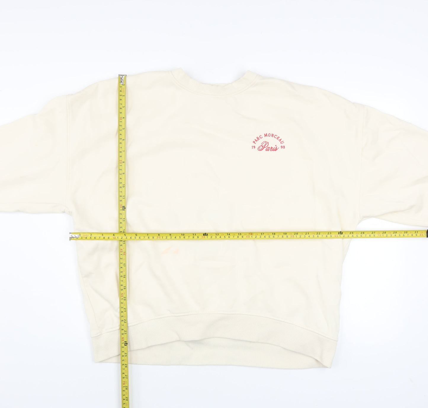 Womens UK Size L NEXT Beige Pullover Sweatshirt