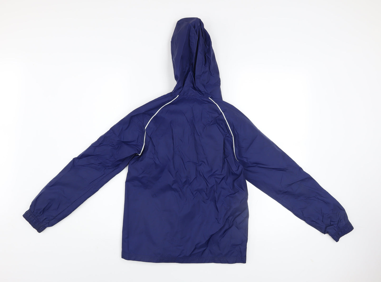 Boys UK Size 9-10 Years adidas Blue Windbreaker Coat