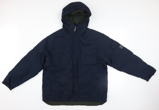 Boys UK Size 13 Years Admiral Blue Puffer Jacket