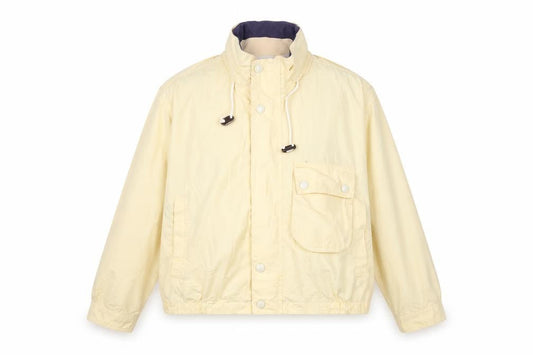 Womens UK Size M Nautica Yellow Windbreaker Coat