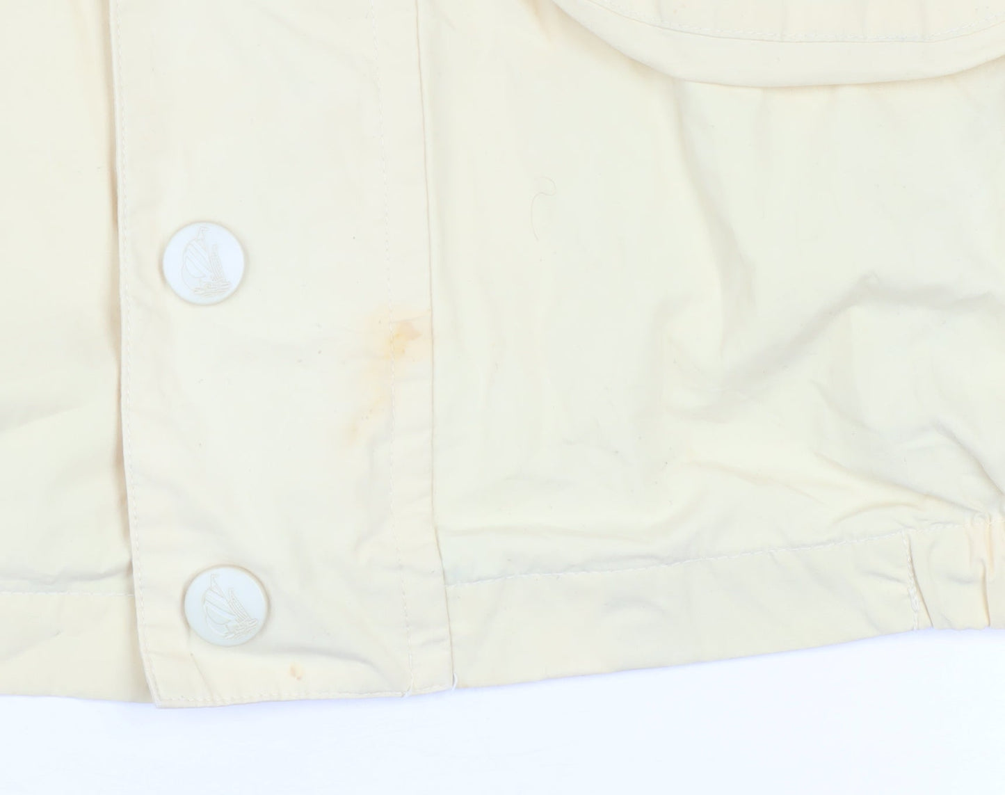 Womens UK Size M Nautica Yellow Windbreaker Coat
