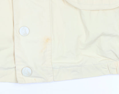 Womens UK Size M Nautica Yellow Windbreaker Coat