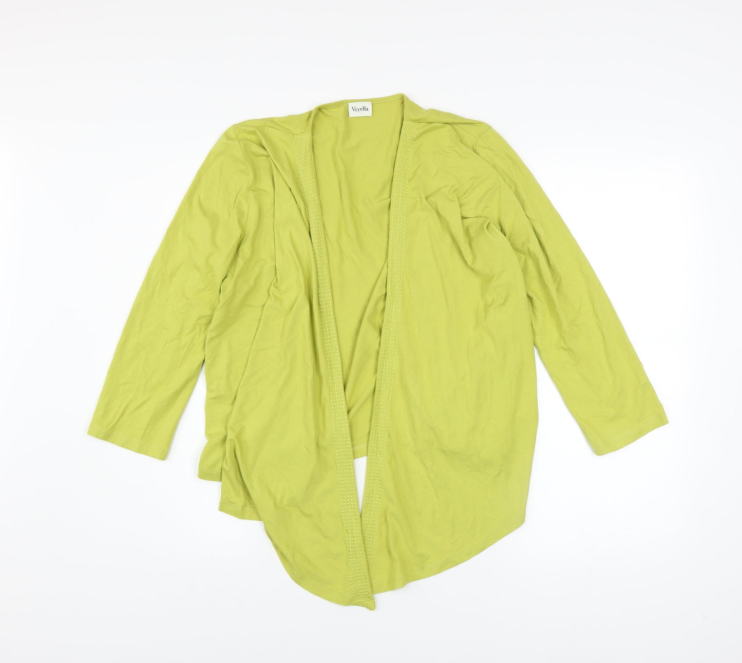 Womens UK Size M Viyella Green Cardigan Jumper