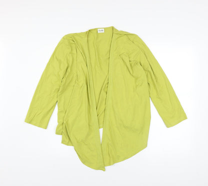 Womens UK Size M Viyella Green Cardigan Jumper