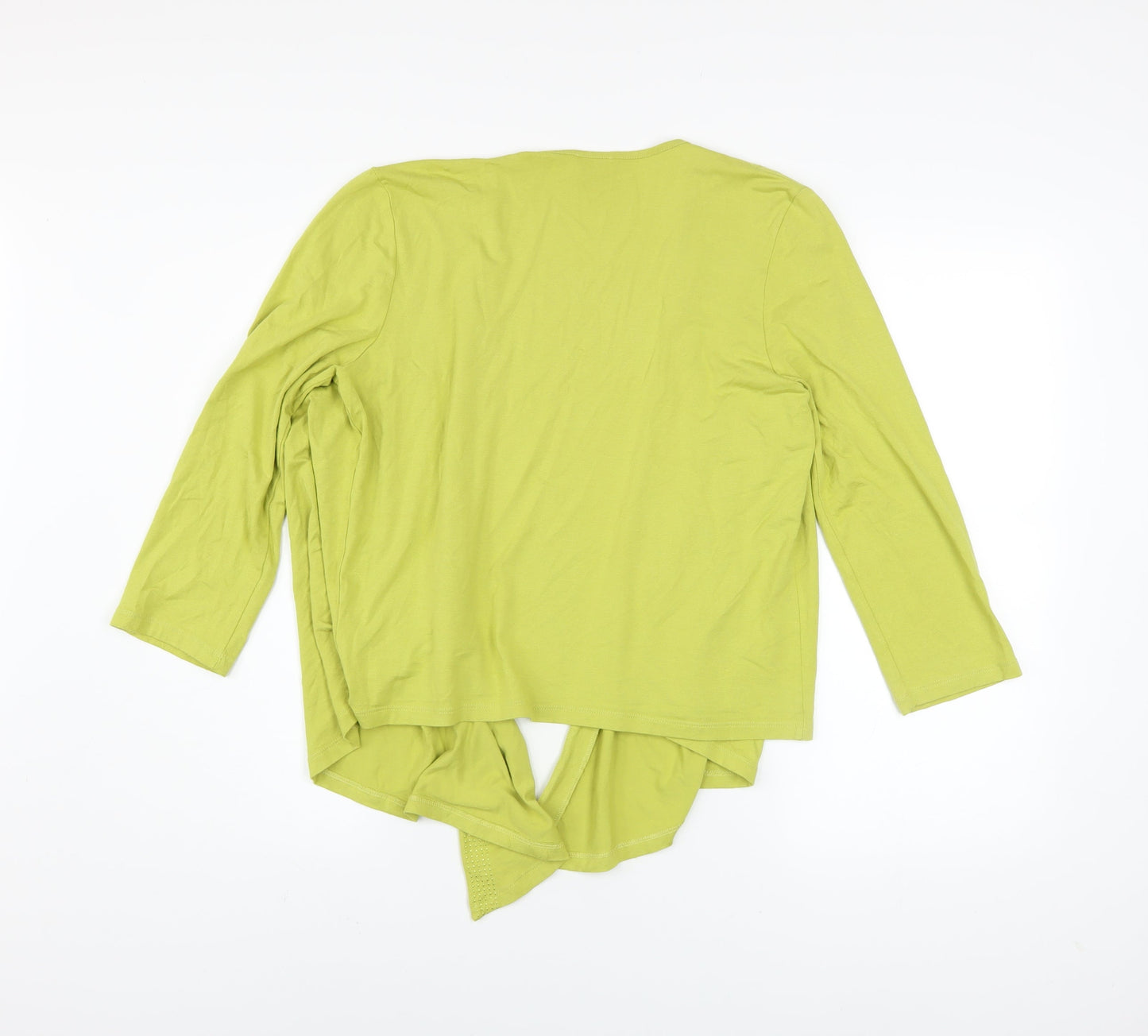 Womens UK Size M Viyella Green Cardigan Jumper