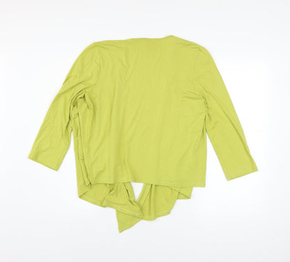 Womens UK Size M Viyella Green Cardigan Jumper