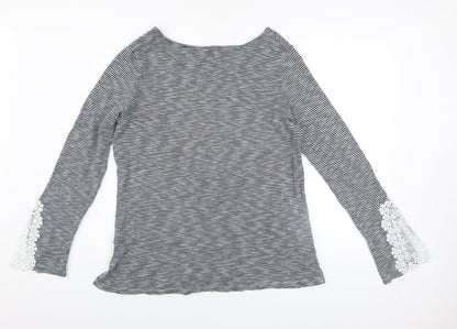 Womens UK Size 16 NEXT Black Basic T-Shirt