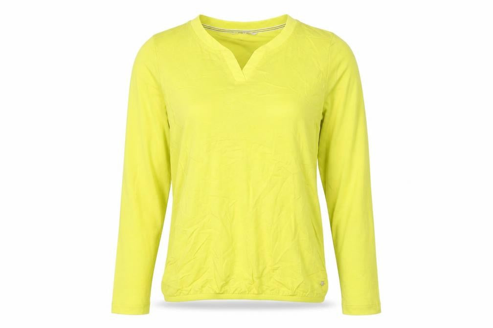 Womens UK Size S Sandwich Yellow Basic T-Shirt